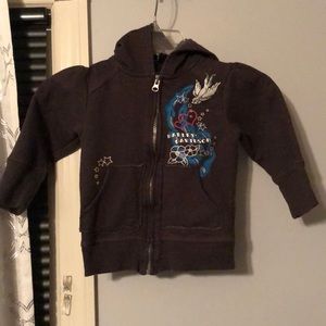 Girls Harley Davidson Zip Up Hoodie